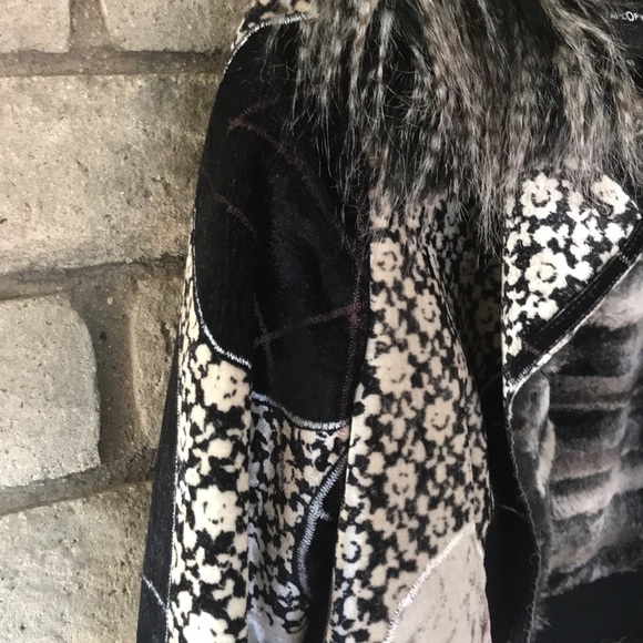 SOLD. Amazing Velveteen Patchwork Coat - Picture 2 of 16